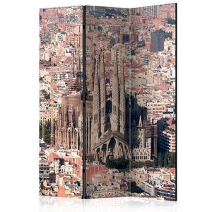 Paraván Heart of Barcelona Dekorhome 135x172 cm (3-dielny) vyobraziť