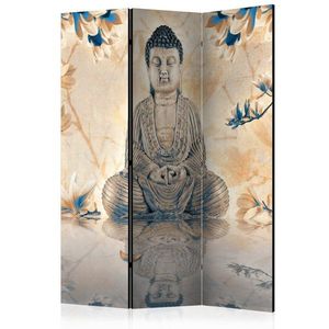 Paraván Buddha of Prosperity Dekorhome 135x172 cm (3-dielny) vyobraziť
