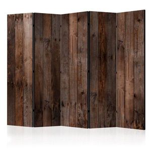 Paraván Wooden Hut Dekorhome 225x172 cm (5-dielny) vyobraziť
