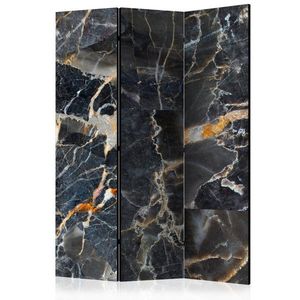 Paraván Black Marble Dekorhome 135x172 cm (3-dielny) vyobraziť