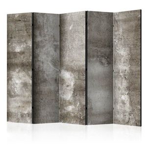 Paraván Cold Concrete Dekorhome 225x172 cm (5-dielny) vyobraziť