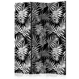 Paraván Black and White Jungle Dekorhome 135x172 cm (3-dielny) vyobraziť