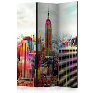 Paraván Colors of New York City Dekorhome 135x172 cm (3-dielny) vyobraziť