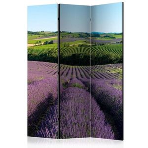 Paraván Lavender fields Dekorhome 135x172 cm (3-dielny) vyobraziť