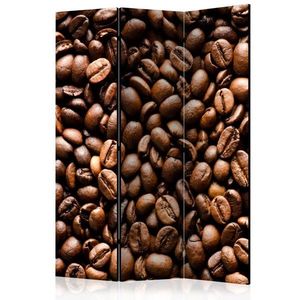 Paraván Roasted coffee beans Dekorhome 135x172 cm (3-dielny) vyobraziť