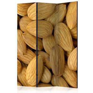 Paraván Tasty almonds Dekorhome 135x172 cm (3-dielny) vyobraziť