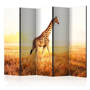 Paraván giraffe - walk Dekorhome 225x172 cm (5-dielny) vyobraziť