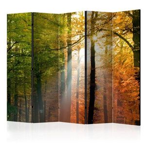 Paraván Forest Colours Dekorhome 225x172 cm (5-dielny) vyobraziť