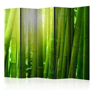 Paraván Sun and bamboo Dekorhome 225x172 cm (5-dielny) vyobraziť
