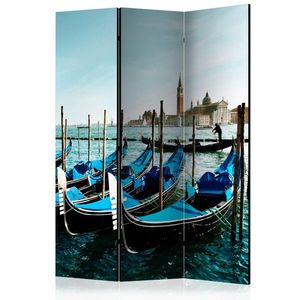Paraván Gondolas on the Grand Canal Venice Dekorhome 135x172 cm (3-dielny) vyobraziť