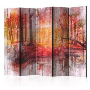 Paraván Autumnal Forest Dekorhome 225x172 cm (5-dielny) vyobraziť