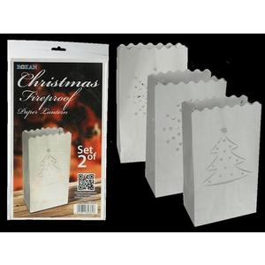 Lampáš vianočný, 2 ks, ohňovzdorný papier vyobraziť