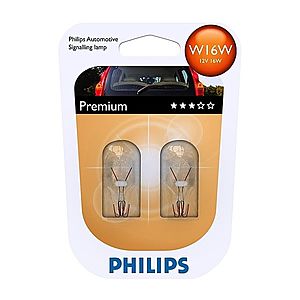 Philips SADA 2x Autožiarovka Philips VISION 12067B2 W16W W2, 1x9, 5d/16W/12V vyobraziť