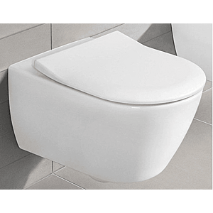 Villeroy & Boch Subway 2.0 Combi-Pack - SET Závesné WC + sedátko SlimSeat SoftClosing, alpská biela 5614R201 vyobraziť