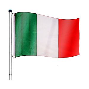 Vlajkový stožiar vrátane vlajky Taliansko - 650 cm vyobraziť