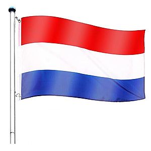 Vlajkový stožiar vrátane vlajky Holandsko - 650 cm vyobraziť