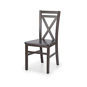 DARIUSZ 2 stolička biela / tmavý orech vyobraziť