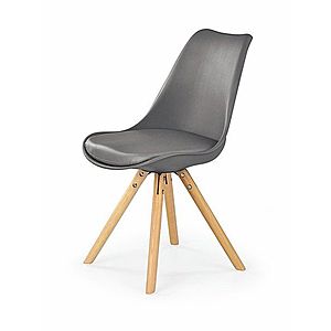Jedálenská stolička K201 Halmar Sivá vyobraziť