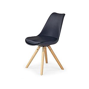 Jedálenská stolička K201 Halmar Čierna vyobraziť