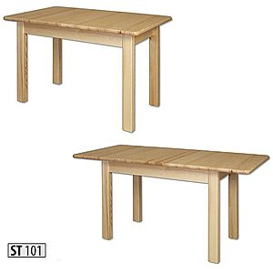 ST101 Jedálenský stôl rozkladací, šírka po rozložení 170cm vyobraziť