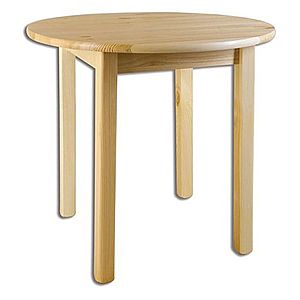 ST105 Jedálenský stôl okrúhly, priemer plochy 90 cm vyobraziť