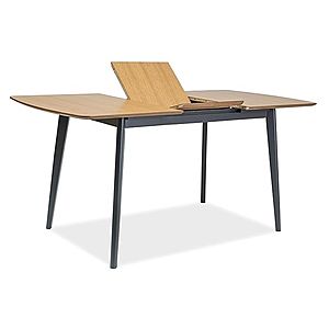 Byvajsnami SK, MITRO jedálenský rozkladací stôl, dub/grafit vyobraziť