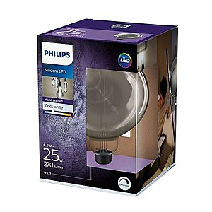 Philips LED Stmievateľná žiarovka SMOKY VINTAGE Philips G200 E27/6, 5W/230V 4000K vyobraziť