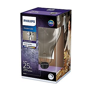 Philips LED Stmievateľná žiarovka SMOKY VINTAGE Philips A160 E27/6, 5W/230V 4000K vyobraziť