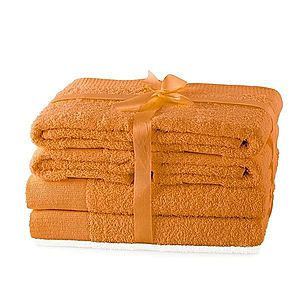 Súprava uterákov AmeliaHome Amary oranžová vyobraziť