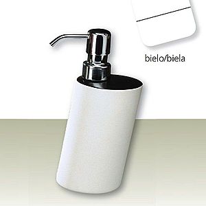 IVAB TAO - Dávkovač tekutého mydla voľne stojaci, gres biela/biela IBTAO03/2 vyobraziť