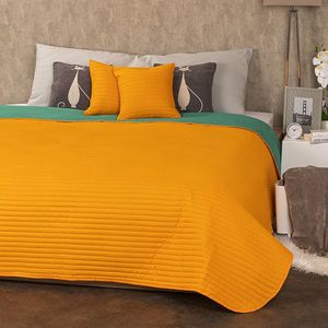 4Home Prehoz na postel Doubleface oranžová/zelená vyobraziť