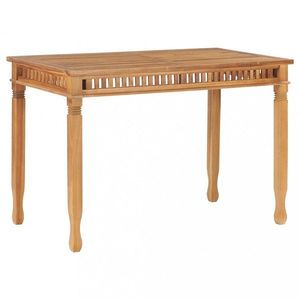 Záhradný jedálenský stôl 120 x 65 cm teakové drevo Dekorhome vyobraziť