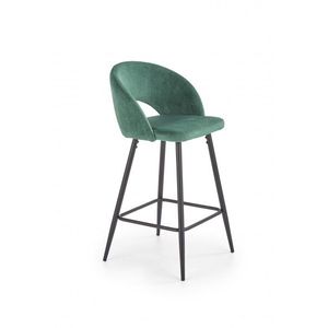 Barová stolička H-96 Halmar Tmavo zelená vyobraziť