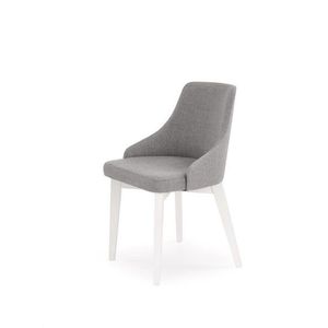 Jedálenská stolička TOLEDO Halmar bílá/šedá vyobraziť