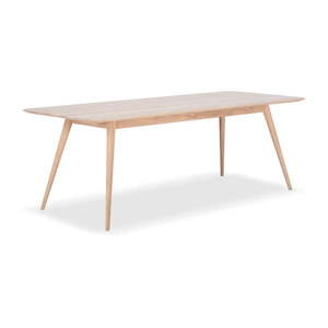 Jedálenský stôl z masívneho dubového dreva Gazzda Stafa, 220 × 90 cm vyobraziť