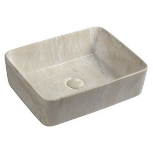 SAPHO - DALMA keramické umývadlo na dosku 48x38 cm, marfil 527 vyobraziť
