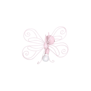 Detské nástenné svietidlo Motýl 1xE27/60W ružová vyobraziť