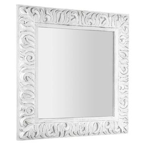 SAPHO - ZEEGRAS zrkadlo v ráme, 90x90cm, biela IN395 vyobraziť