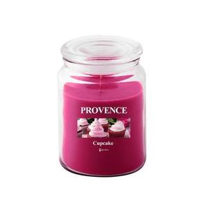 Provence Vonná sviečka v skle PROVENCE 95 hodín cupcake vyobraziť