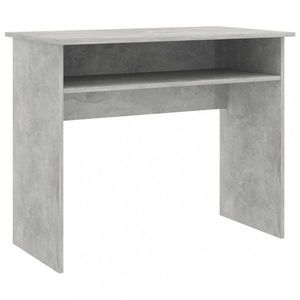 Písací stôl s policou 90x50 cm Dekorhome Betón vyobraziť