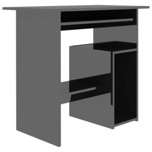 Počítačový stôl 80x45 cm Dekorhome Čierna lesk vyobraziť