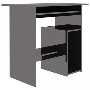 Počítačový stôl 80x45 cm Dekorhome Sivá lesk vyobraziť