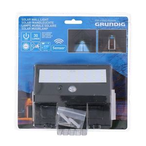 Grundig Grundig - LED Solárne svietidlo so senzorom 1xLED/0, 25W/1xAA vyobraziť