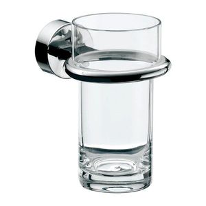 Emco Rondo 2 - Držiak so skleneným pohárom, číre sklo 452000100 vyobraziť