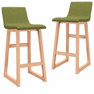 Barové stoličky 2 ks látka / buk Dekorhome Zelená vyobraziť