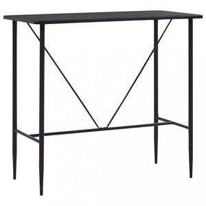 Barový stôl 120x60 cm Dekorhome Čierna vyobraziť