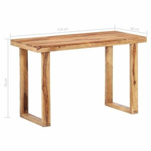 Jedálenský stôl masívne drevo Dekorhome 118x60x76 cm vyobraziť