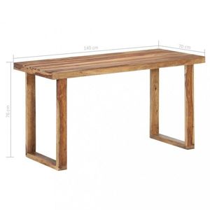 Jedálenský stôl masívne drevo Dekorhome 140x70x76 cm vyobraziť