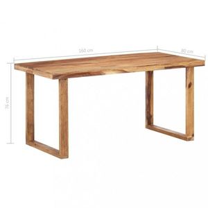 Jedálenský stôl masívne drevo Dekorhome 160x80x76 cm vyobraziť
