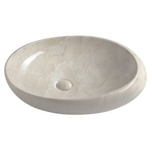 SAPHO - DALMA keramické umývadlo na dosku 68x44 cm, marfil 327 vyobraziť